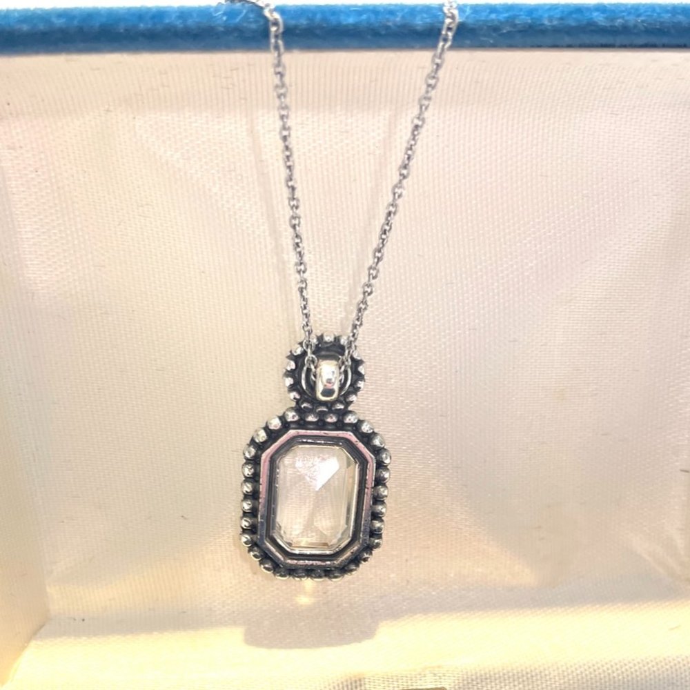 Brighton Pendant Silver Necklace from Le Ritz Collection NEW WITH TAG